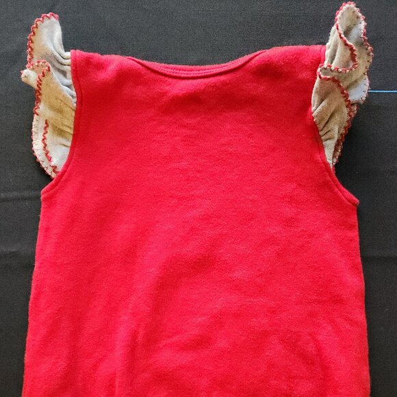 NFL Team Apparel San Francisco 49ers Girls Bodysuit 0-3 months with Bib 2 Piece - Picture 4 of 11